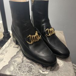 Gucci Leather Booties