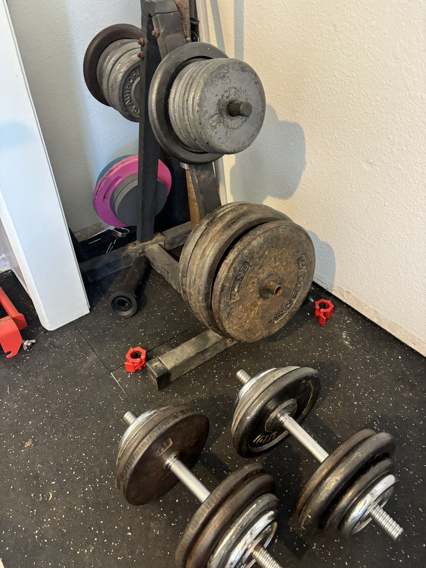 1 inch weight plates set (Must Sell OBO)
