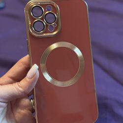 Maroon/Burgundy iPhone 12 Pro Max Case Magnetic