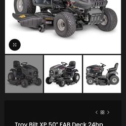 50 Inch Riding Mower With Bagger