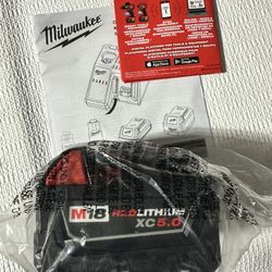 Milwaukee M18 XC Battery 5.0 Ah