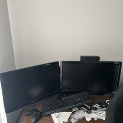 Samsung Dual Monitors with stand