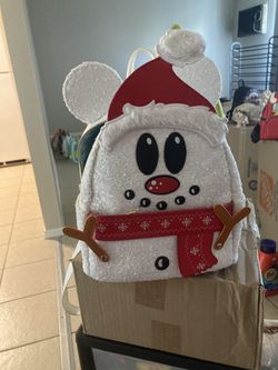 SNOWMAN MICKEY LOUNGEFLY