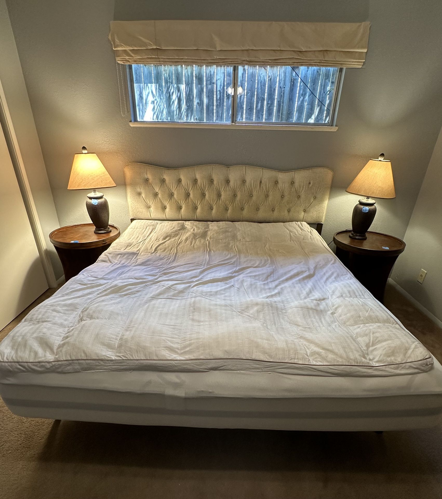 Beautyrest Recharge Pacific Series Cal King Mattress And Down Filled Topper