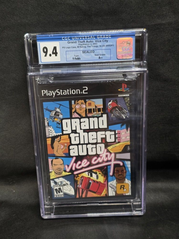 Grand Theft Auto: Vice City CGC Graded 9.4 A++
