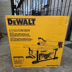 DEWALT 15 Amp Corded 8-1/4 in. Compact Portable Jobsite Tablesaw (Stand Not Included)