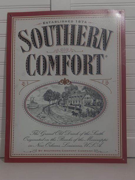 Southern Comfort Metal Tin Sign