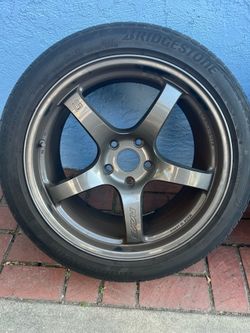 Gram Lights 57CR 18X9.5 +38 5x114.3 Wheel in HS Gunmetallic
