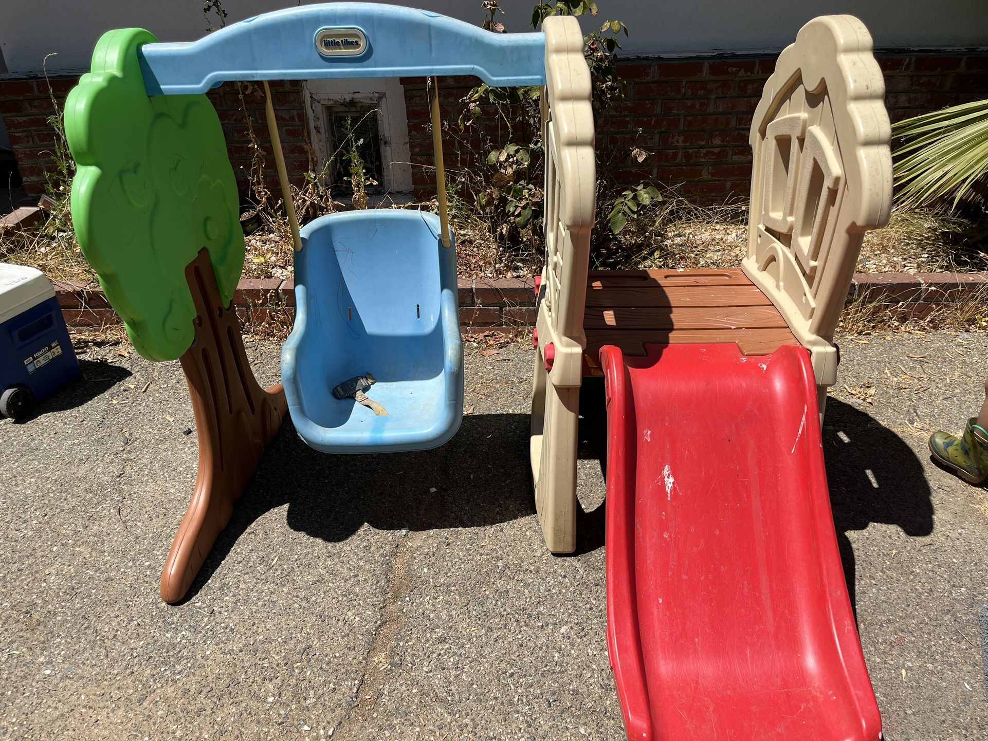 Little Tike Treehouse Slide And Swing