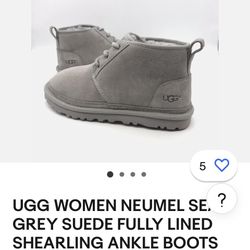 UGG Neumel Women’s Size 10, Gray
