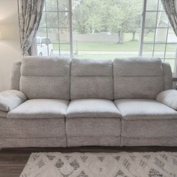 Couches, Living Room Furniture Set, Reclining Love Seat and Couch with Chair