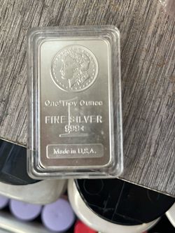 One Troy ounce pure silver made in the USA