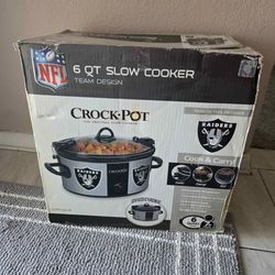 Raiders 6 quart Crockpot