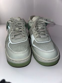 Nike Air Force 1 Low Shadow Womens Sz 7 Sneakers Shoes Pistachio Frost Leather
