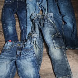 5 Pairs Of Jeans For Boys Size 8 Shorts Size 10 Pants