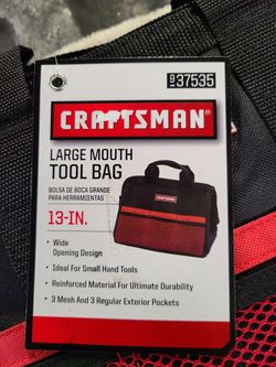 Craftsman 13" Large Mouth Tool Bag