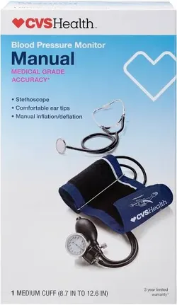 CVS Health Manual Blood Pressure Monitor