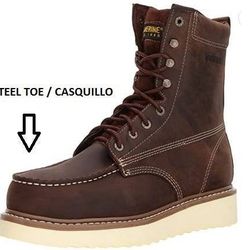 NEW SZ 7 7.5 Or 7.5  Wide Or 8.5 Wide Or 10 Or 11.5 Or 11.5w, 12w  13 Wide  WOLVERINE Men Work Boot Steel Toe Loader