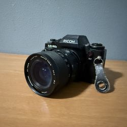 Vintage Ricoh KR-30 Program 35mm Film Camera w/ Rikenon Macro Zoom Lens