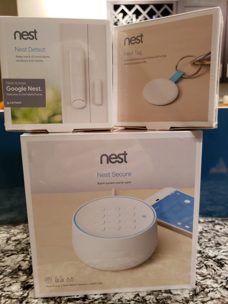 Nest Secure Alarm System + extra sensor + extra tag