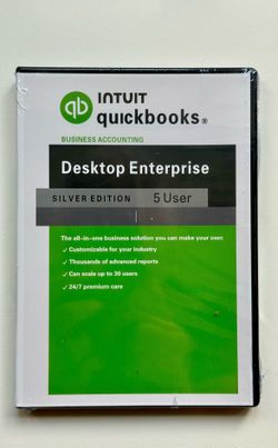 Quickbooks Enterprise 2024, 5 User Permanent Window PC