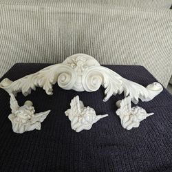 Angel Door Wall Plaque French Victorian Style 