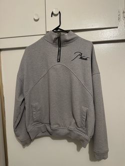 Rhude quarter zip sweat tee