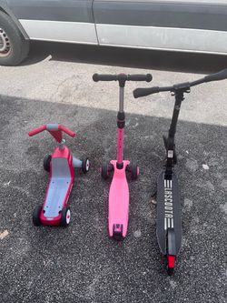 All 3 included - LaScoota Kick Scooter