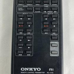 Genuine Onkyo RI RC-210S Remote Control - for TX-904 TX904BH - Tested