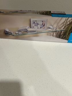 NEW Moen Glass shelf 20”x5”