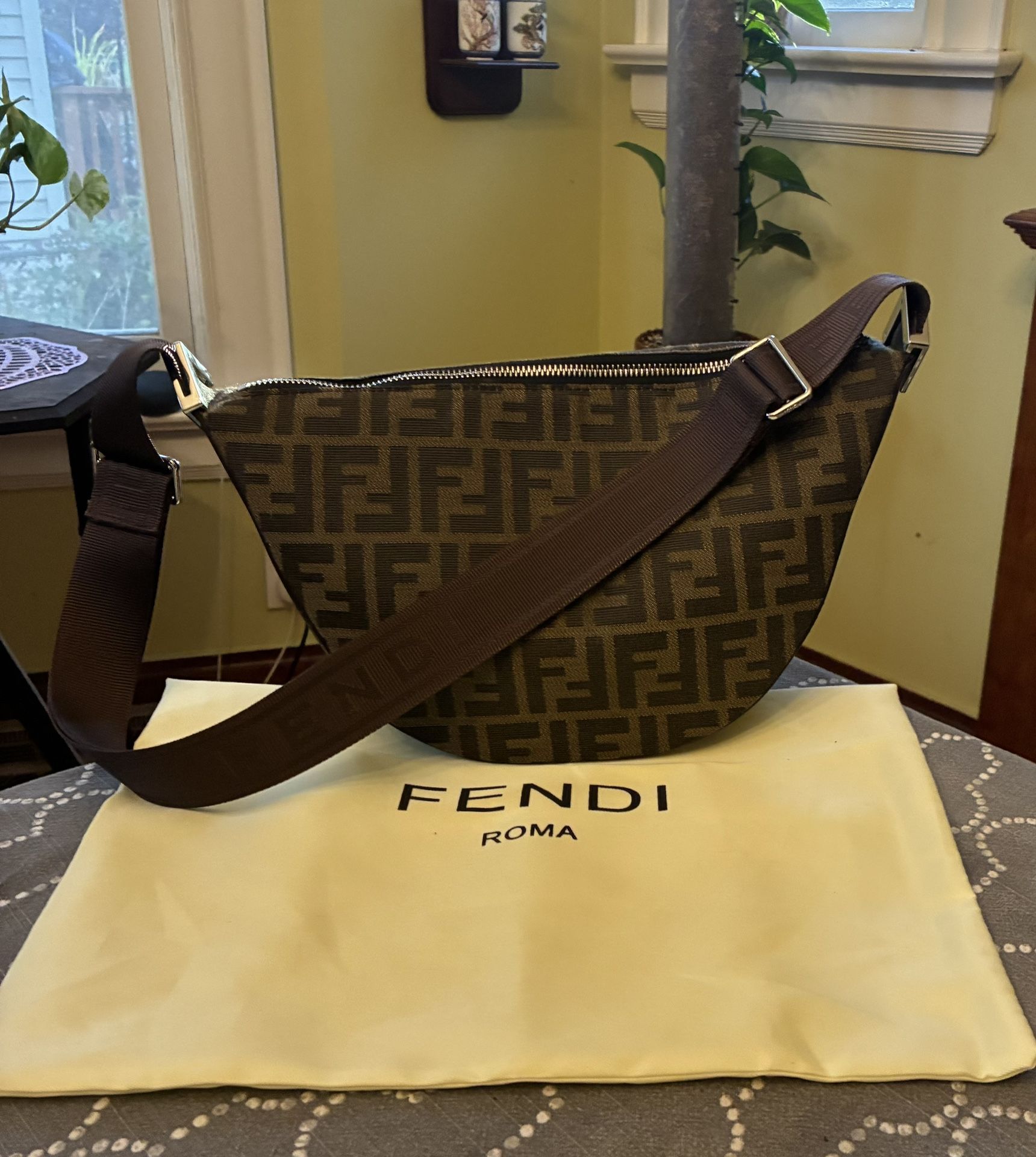Fendi Jacquard Melon Bag