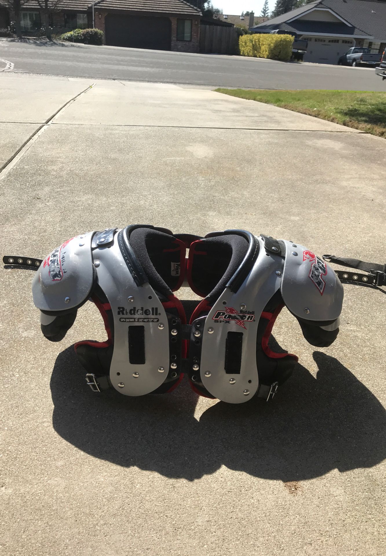 Riddell Power SPX Football Shoulder Pads Adult Small