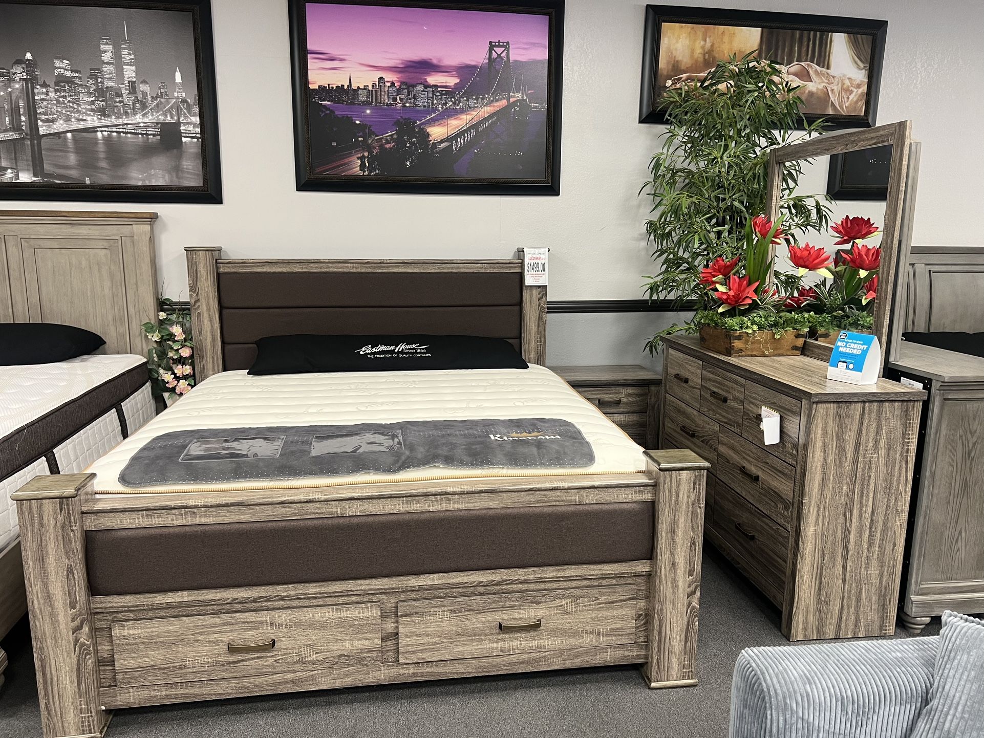 4PC King Bedroom Set