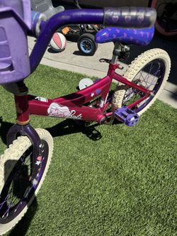 Barbie Bike With Supporting Wheels