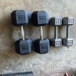 Weights 2 Sets Of Dumbbells 