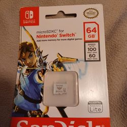 San Disk De 64 GB Para Nintendo  Swich 45 