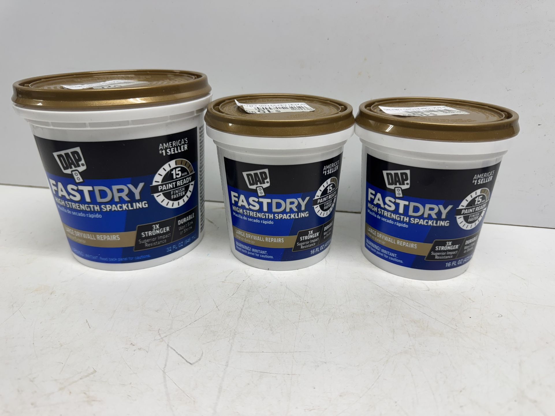 DAP FastDry High Strength Spackling $5 Takes All. Must Pick Up