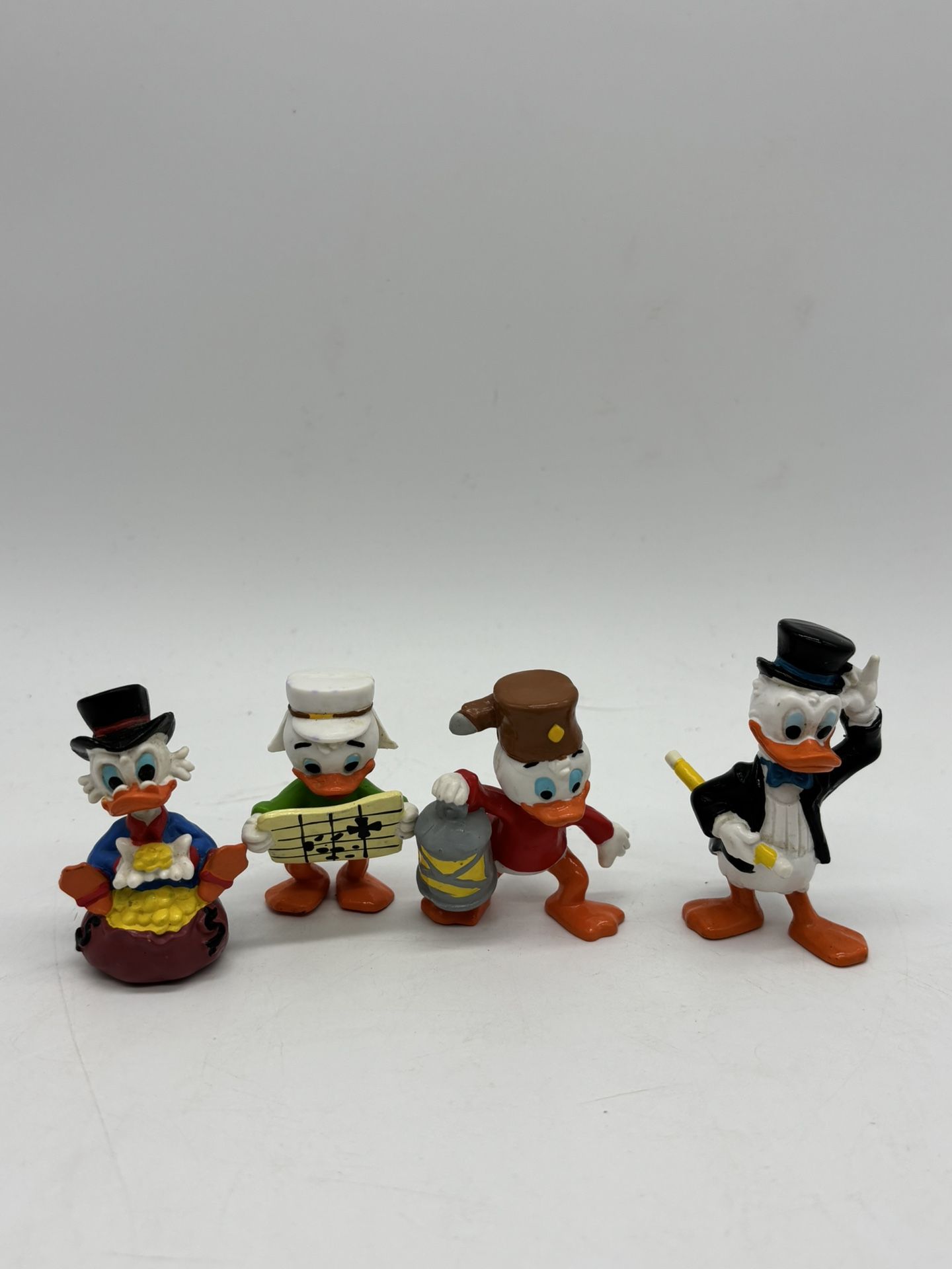DuckTales Applause Duck PVC Collectible 2" Figure Vintage 1986 Lot Of 4 Scrooge