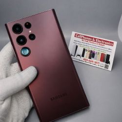 Samsung S22 Ultra 128GB/256GB Factory Unlocked Excellent Condition With Warranty- New Year Special Cash Deal $349 + Free SP