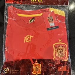 RFEF, Spanish National Soccer Team Officially Licensed Jersey, Size L, NWT