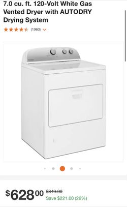 Whirlpool Dryer New