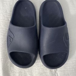Navy Blue Slide Sandals