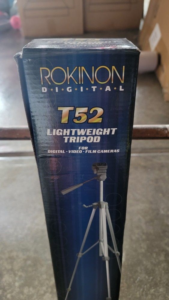 New camera tripod