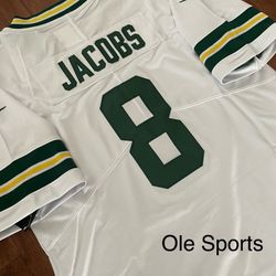 Jacobs White Green Bay Men Jersey