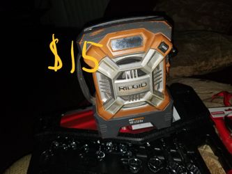 Tools usted y new good condicion radio ridigd $15 .impact wrech $120