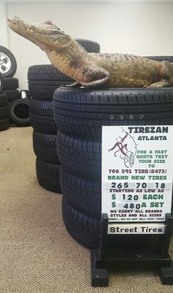 265 70 18 BRAND NEW TIRE TIRES $120 EACH $480 SET
