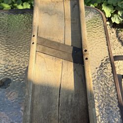 Antique primitive, large, wooden cabbage, cutter, slicer, shredder, kitchen tool