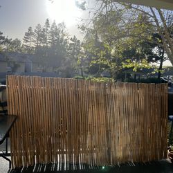Real Bamboo Fence 