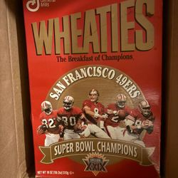 Unopened Wheaties Box 49ers Super Bowl XXIX