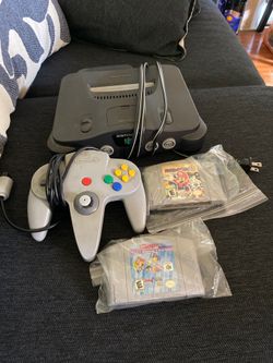 Nintendo 64 + Controller + Games